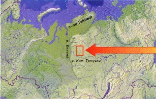 Карта сплава по Тутончане