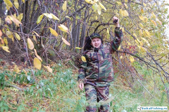 Ловля окуня на реке в Иркутской области (Осень 2011г.)